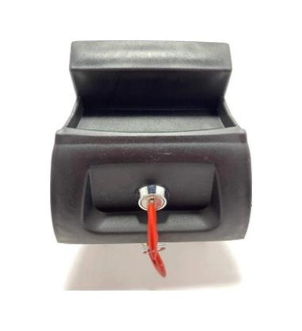 Wogen 39-41-50-52 Litre Motosiklet Arka Çanta Kilidi Siyah  - Image 1