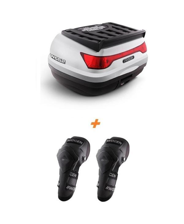 Wogen Wg52 Arka Çanta 52 L Basic Beyaz + Karbon Dizlik - Image 1