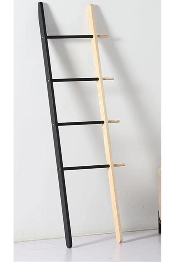 Akgül Ev Ve Bahçe Tekstil Mobilya Merdıven Asklık Ahşap Askı Askılık Portmanto Havluluk Kıyafet Hol Askılığı - Image 1