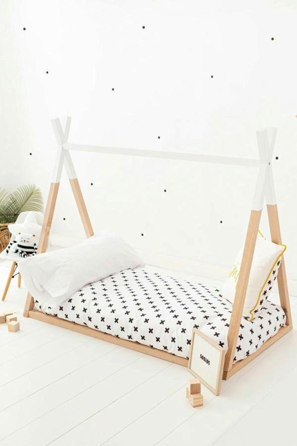 Akgül Ev Ve Bahçe Tekstil Mobilya Montessori Ahşap Yatak Karyola Beşik - Image 1