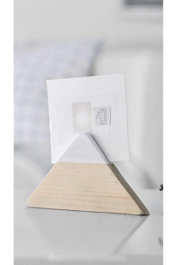 Akgül Ev Ve Bahçe Tekstil Mobilya Not  Tutucu Ahşap Ofis Gereçleri  Ahşap Notluk - Image 1