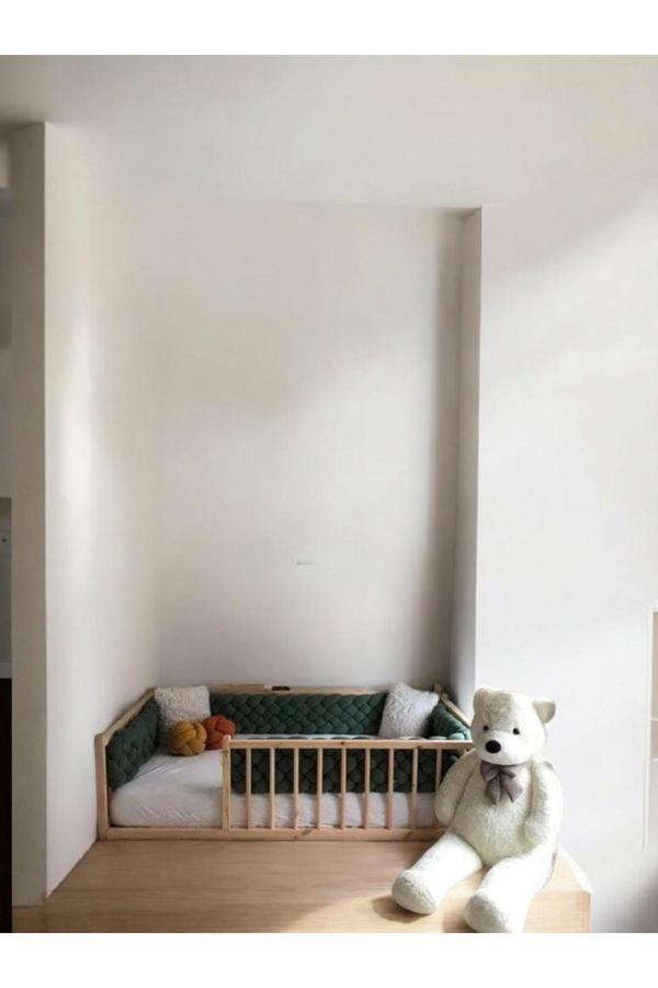 Akgül Ev Ve Bahçe Tekstil Mobilya Montessori Ahşap Beşik Karyola - Image 1