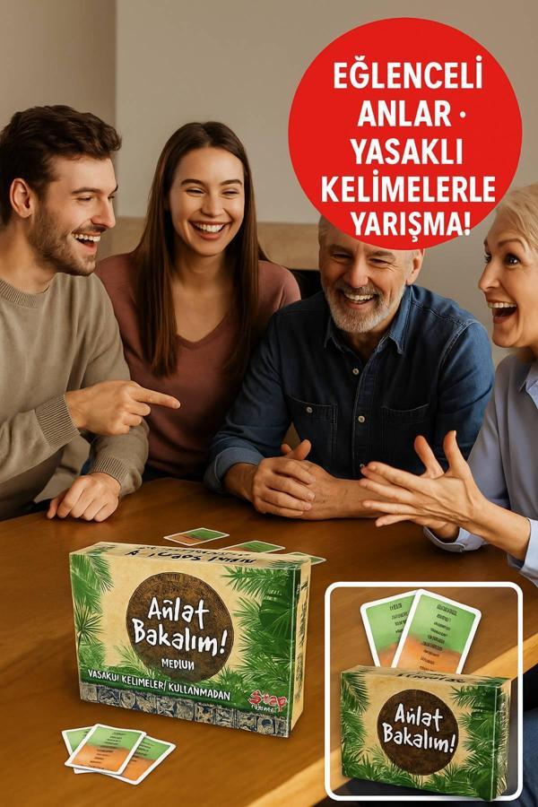 Anlat Bakalım Medium Yasaklı Kelimeler Oyunu – Aile ve Arkadaşlar İçin Eğlenceli Kelime Yarışı - Image 1