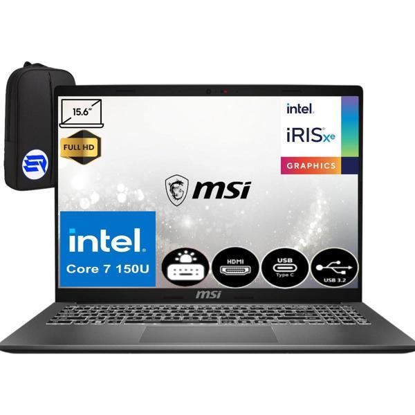 Msi Modern 15 F1MG-632XTREP10 Intel Core 7 150U 32GB Ram 2tb SSD Windows 11 Pro 15.6" Fhd + Elektropasaj Çanta - Image 1
