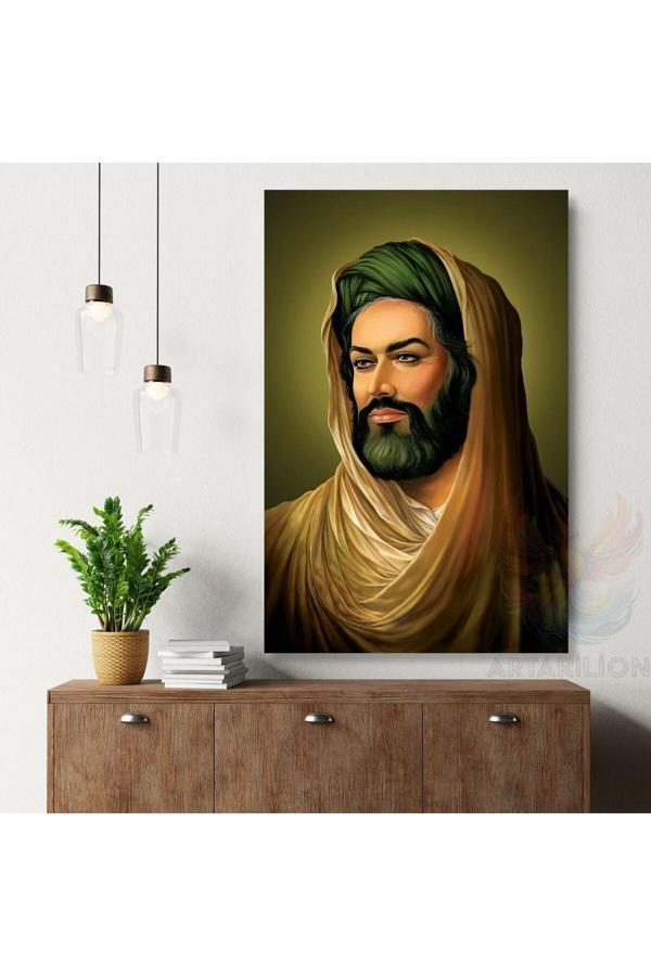 Hz. Ali Kanvas Tablo Duvar Tablosu Kanvas Salon Tablosu Ofis Tablosu Ev Hediyesi - Image 1