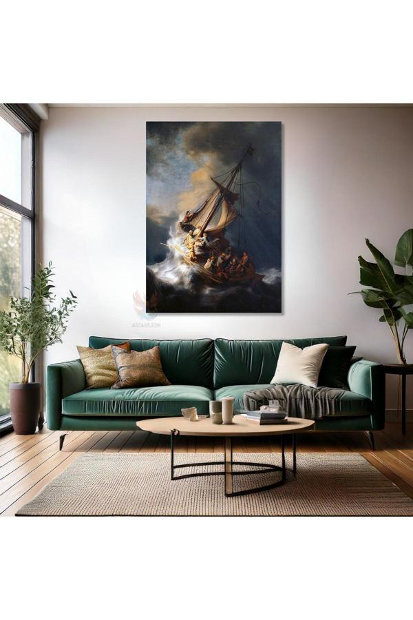 Kanvas Tablo Ev Ofis Duvar Tablosu Klasik Görsel Ressam Yeni Ev Hediyesi Kanvas Ev Dekoru - Image 1