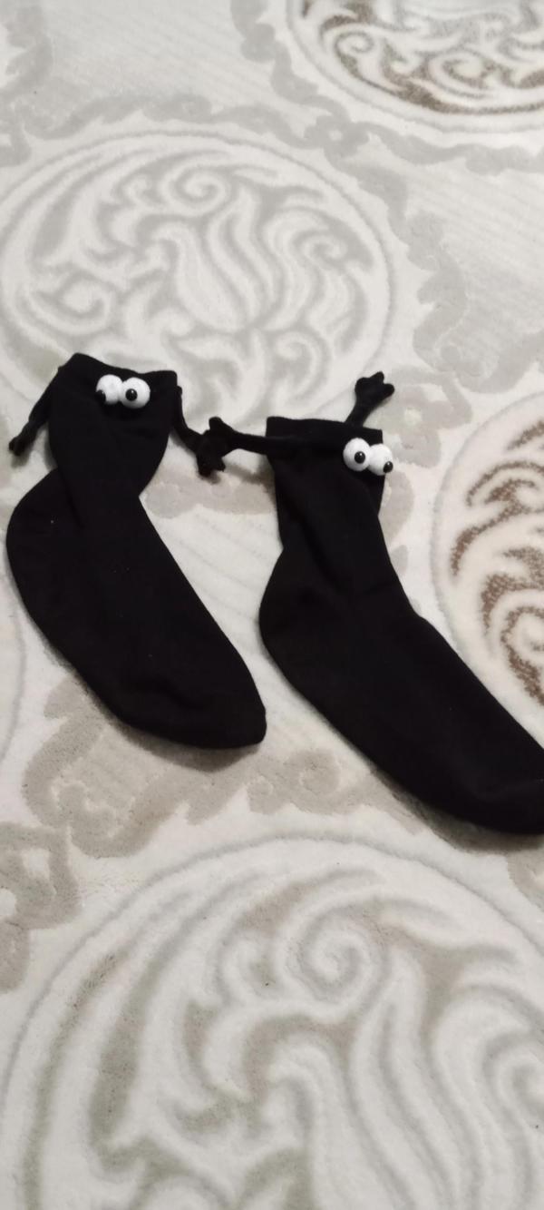 Siyah Halay Çeken Çorap Arkadaş Çorabı - Image 1