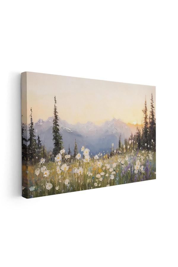 Kanvas Yatay Duvar Tablosu Kanvas Doga Manzarasi9 Ev Ofis Salon Modern Duvar Tablosu - Image 1
