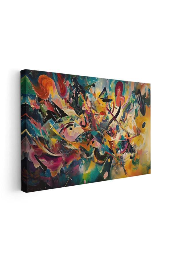 Kanvas Yatay Duvar Tablosu Kanvas Renk Soleni2 Ev Ofis Salon Modern Duvar Tablosu - Image 1