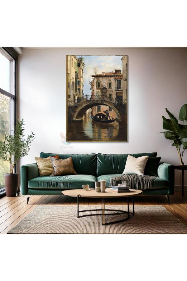 Kanvas Tablo Ev Ofis Duvar Tablosu Venedik Yeni Ev Hediyesi Kanvas Ev Dekoru - Image 1