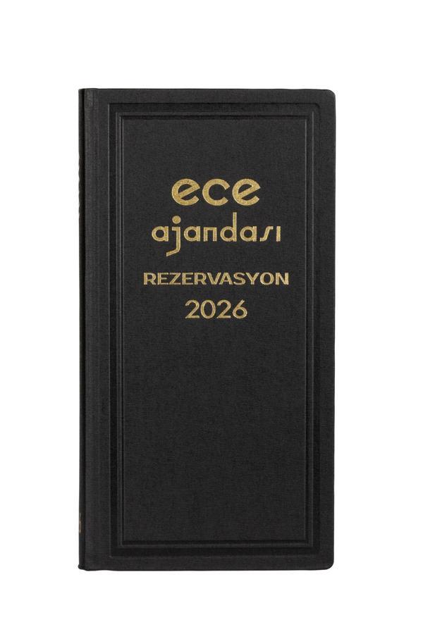 ECE AJANDASI AVRASYA REZERVASYON 2026 - Tarihli Randevu Takip Rezervasyon Ajandası 17x33 - Image 1
