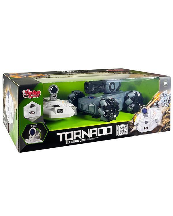 Vardem Uzaktan Kumandalı Full Fonksiyon Şarjlı 2.4GHz Ufo Avcısı Akrobatik Tank Gri 666804 - Image 1