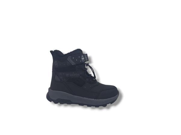 Zerhan 054 Çocuk Siyah Cırt Cırtlı Treking Bot - Image 1