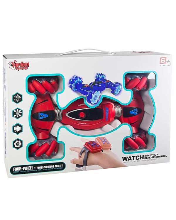 Vardem Bilekten Kontrollü 2.4GHz Işıklı ve Müzikli 4 Teker Tırmanış Aracı Kırmızı RQ2093 - Image 1