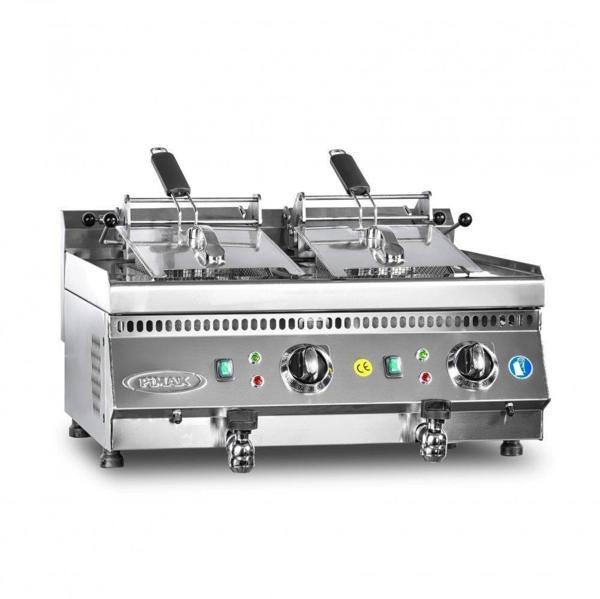 Pimak Elektrikli Fritözler 700 Seri 12 + 12 LT 80 x 70 x 85 (cm) - Image 1