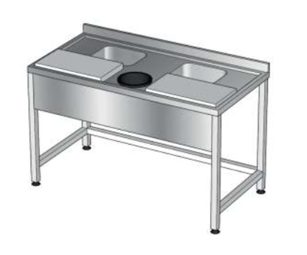 Pimak Balık Hazırlama Tezgahı 140 x 70 x 85 (cm) - Image 1