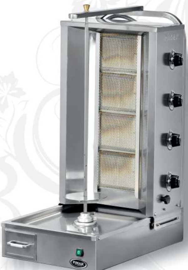 Pimak Doğalgazlı Alt Motorlu Döner Makinası 4 Radyan - Image 1