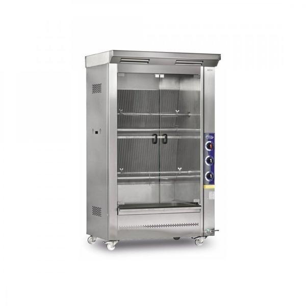 Pimak Tüplü Kuzu Çevirme Makinesi 2 Şiş  115 x 60 x 160 (cm) - Image 1