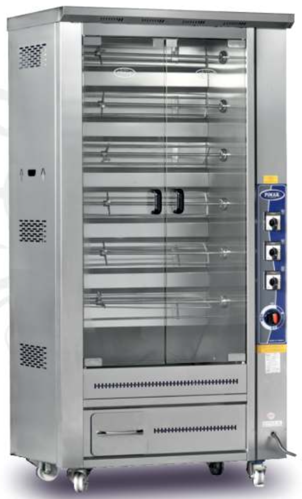 Pimak Dik Tip Piliç Çevirme Makinesi 24 piliç Elektrikli - Image 1