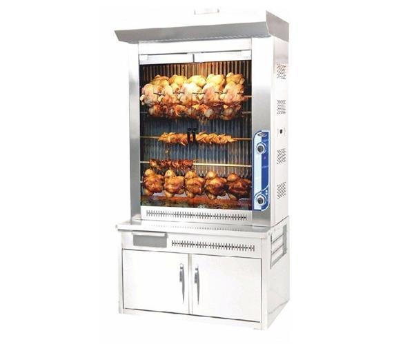 Pimak Dökümlü Piliç Makinesi Doğalgazlı 6 + 5 Şiş 55 Piliç - Image 1