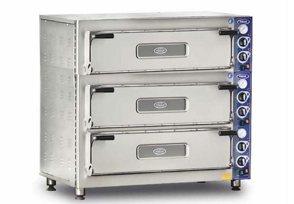Pimak Pizza Fırını 3 Katlı Tüplü 4 + 4 + 4 Model 62 x 62 (cm) iç Ebat - Image 1