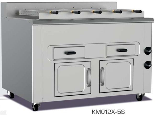 Pimak Yatay Piliç Makinesi 6 şiş Kömürlü - Image 1