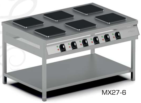 Pimak Taban Raflı 8 Gözlü Elektrikli Ocak - Image 1