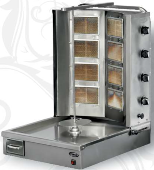 Pimak Doğalgazlı Alt Motorlu Döner Makinası 5 + 5 Gözlü - Image 1