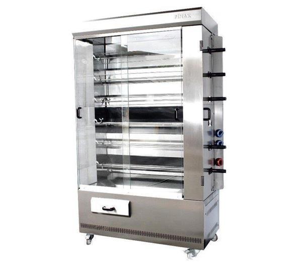 Pimak Kollu Piliç Makinesi 8 şiş 40 Piliç Doğalgazlı - Image 1
