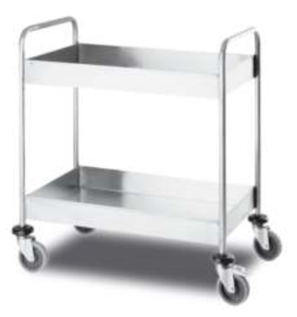 Pimak Servis ve Taşıma Arabası Bulaşık Toplama / Havuzlu 85 x 55 x 90 (cm)  - Image 1