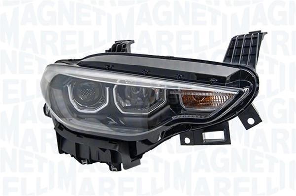 Fiat Egea 2015-2020 Motorlu Far Sağ Led+Park+Ballast Beyaz Çıtalı   Oem No (52214453) - Image 1