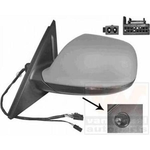 Audi Q5 Elektrikli Katlanır Ayna 2009-2016 Pianoblack Yan+Alt Sinyal Şerit Takip Hafıza Sol) - Image 1