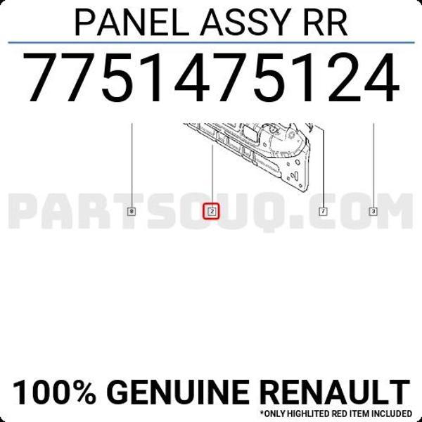 Renault Kangoo 1998-2003 Tampon Demiri Ön Oem No (7751468896) - Image 1