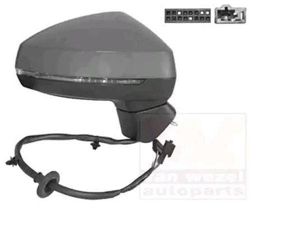 Audi A3 HB 2013-2020 Sağ Dış Dikiz Aynası (Elektrikli, Isıtmalı, Sinyalli, Astarlı) Oem No (8V185741 - Image 1