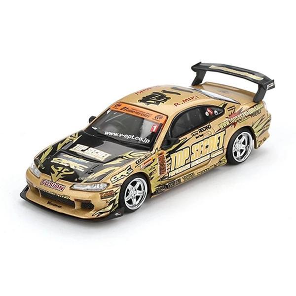 BFS Mini GT 1/64 Nissan Silvia (S15) Top Secret D1GP - Blister Paket - Image 1