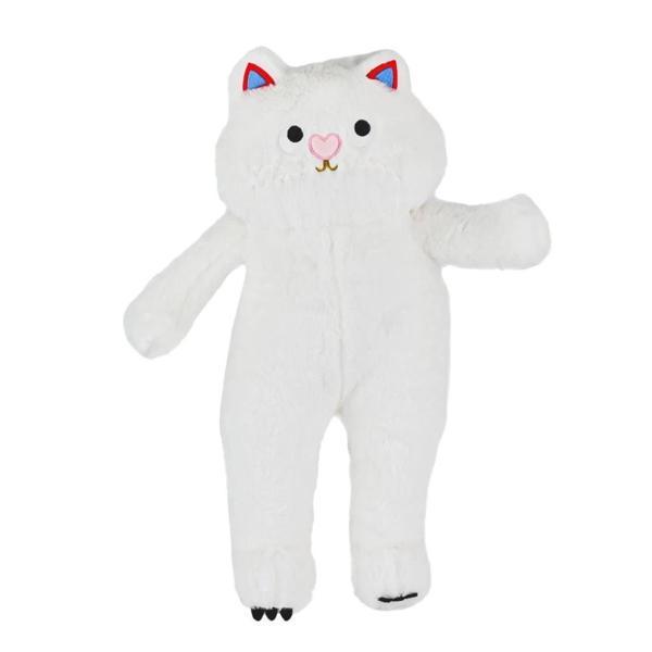 BFS   4806 Peluş Uzun Kedi 55 cm Beyaz -My Friend Toys - Image 1
