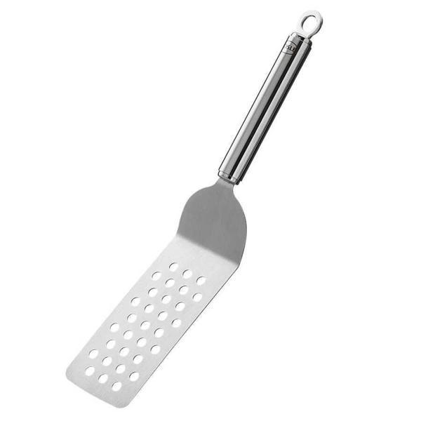 Rösle Spatula Açılı Paslanmaz Çelik Delikli 32 cm 12547 - Image 1