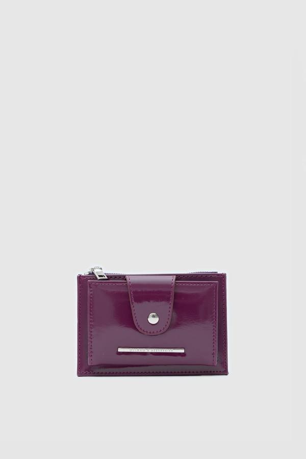 OLLBAG Lula Mor Rugan Bayan Kartlık - Image 1