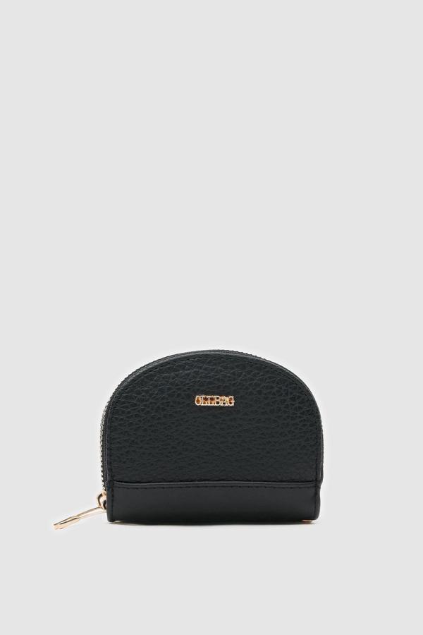 OLLBAG Jefece Siyah Renk Naturel Desen Çanta Cüzdan - Image 1