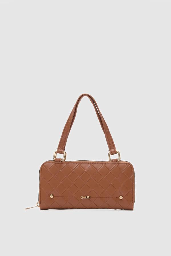 OLLBAG Klosa Taba Renk Çapraz Çanta Cüzdan - Image 1