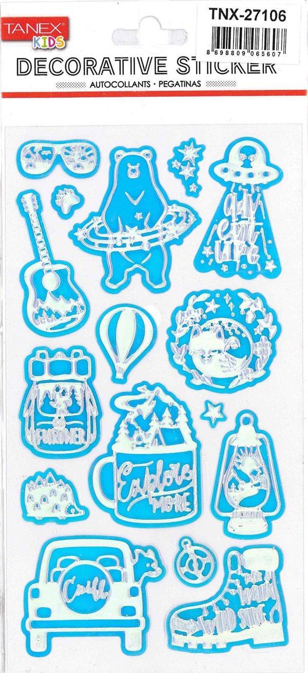 Tanex Puffy Parklak Uzaylı Ayı ve Figür Serisi TNX-27106 - Image 1