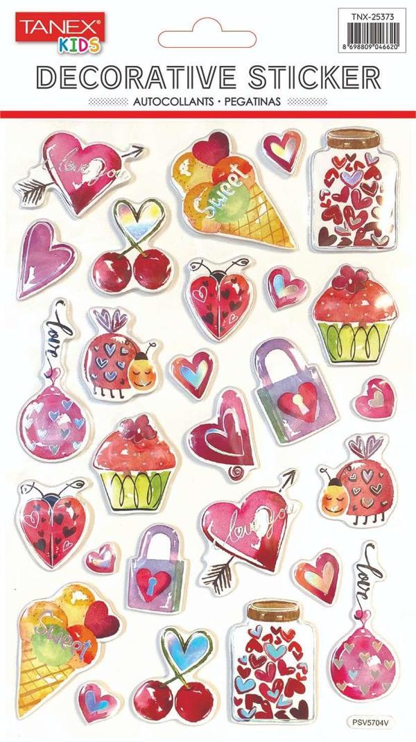 Tanex Kalp Serisi Puffy Etiketi TNX-25373 - Image 1