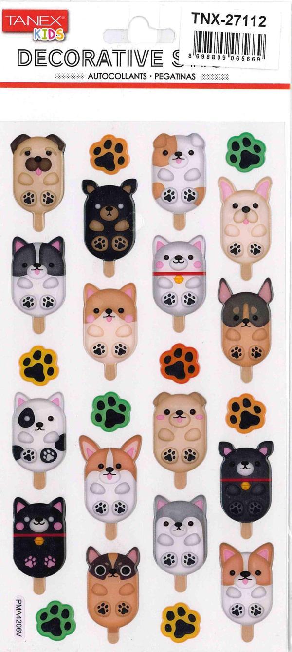 Tanex Puffy Boncuk Köpekler Serisi TNX-27112 - Image 1