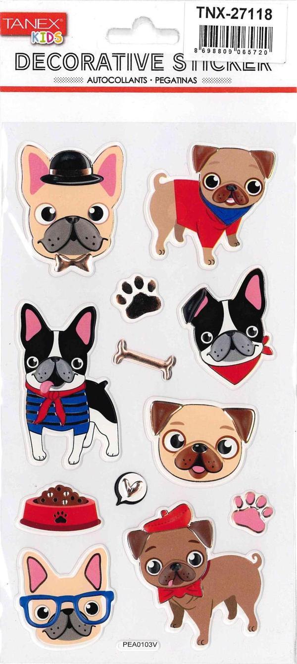 Tanex Puffy Büyük Gözlü Köpek Serisi TNX-27118 - Image 1