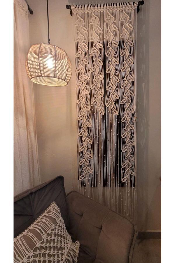 Elfidaa Wood Makrome Perde - Image 1