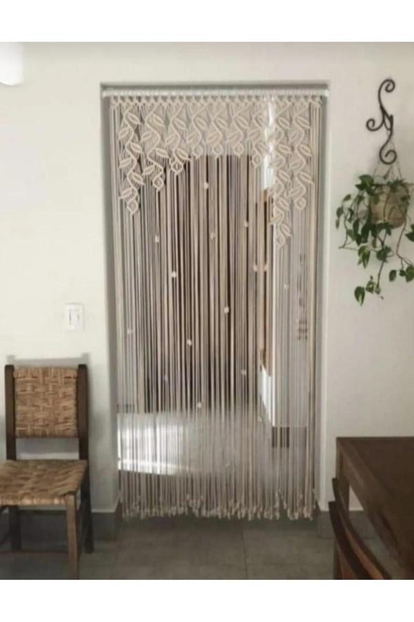 Elfidaa Wood Makrome Perde - Image 1