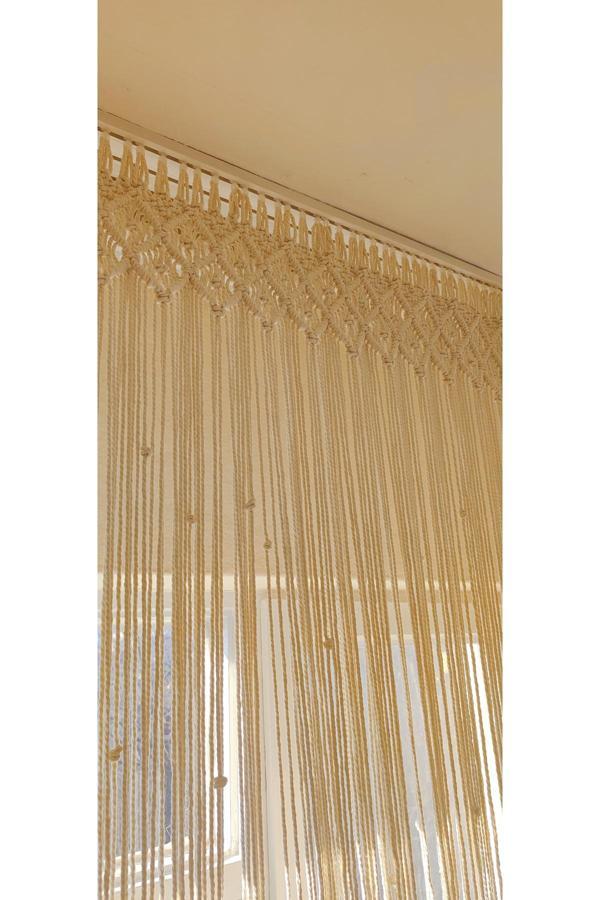 Trend Sende Makrome Kornişli Cam Perdesi - Image 1