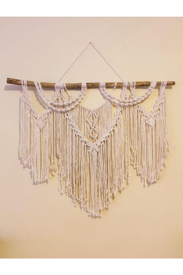 Elfidaa Wood Makrome Kapı Perdesi - Image 1