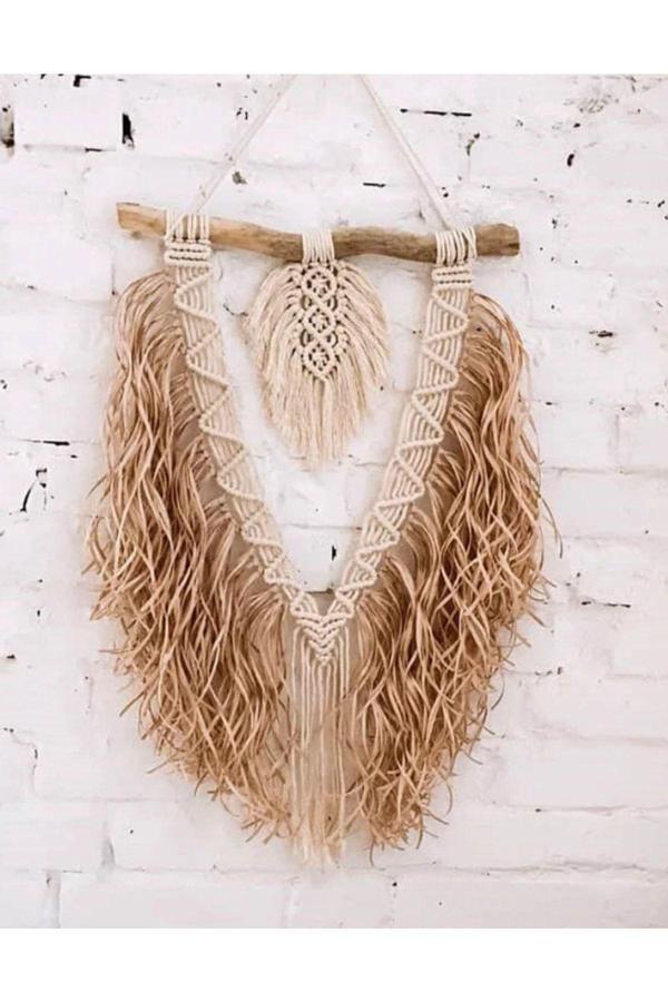 Trend Sende Makrome Rafya Duvar Susu - Image 1