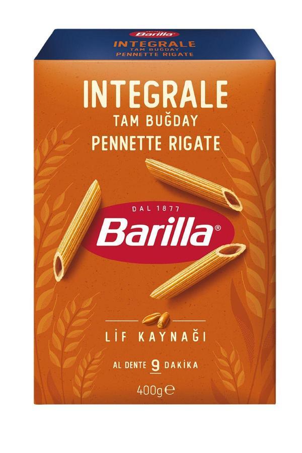 Barilla Tam Buğday Kalem Makarna (Integrale Pennette Rigate) 400 gr - Image 1